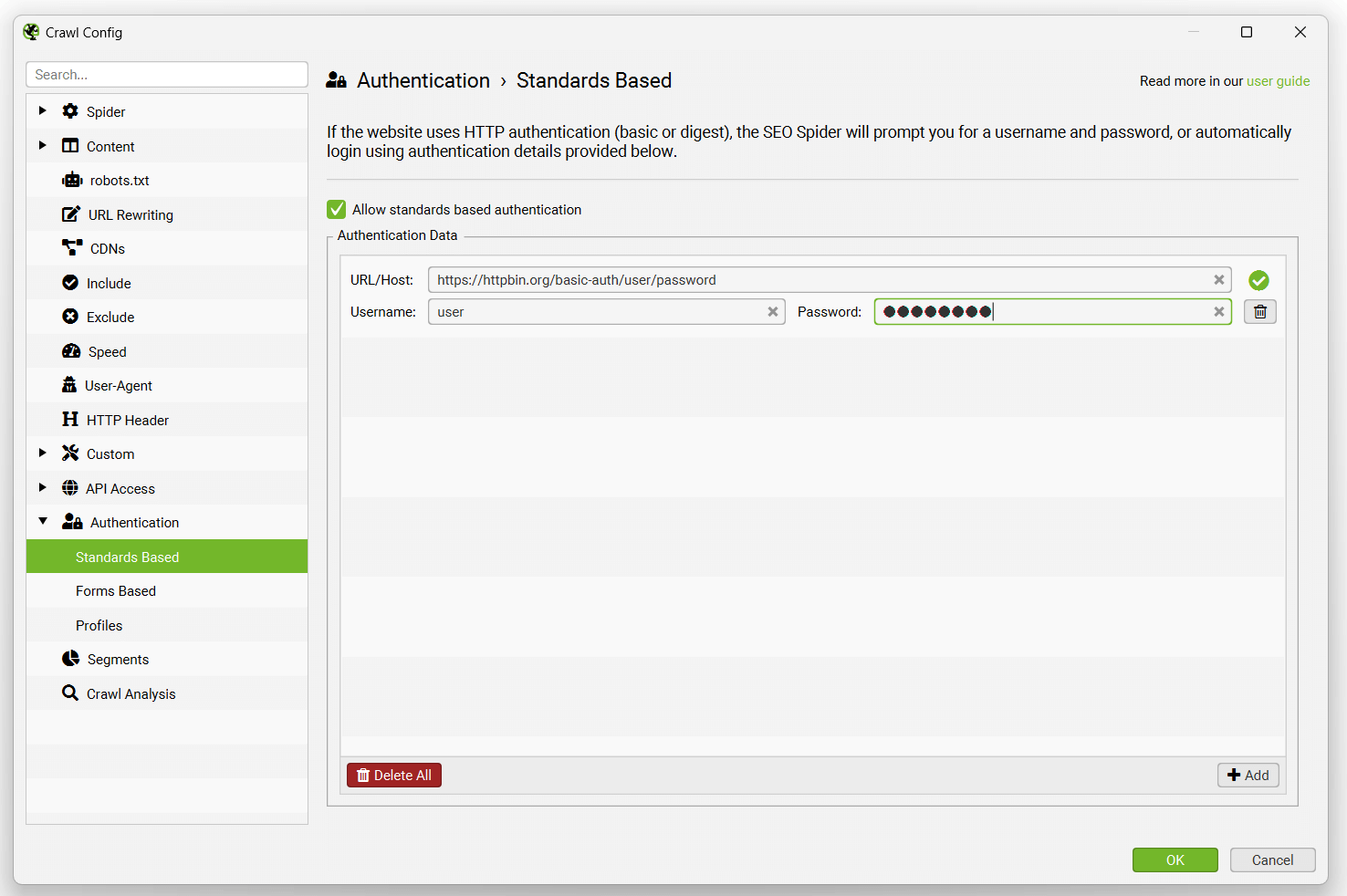 Standards Based Authentication 