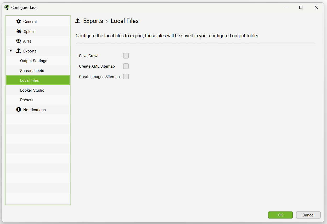 Scheduling Local Files